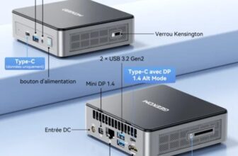 GEEKOM Mini Air12 Mini-PC avec Intel Alder Lake N150 de 12ème Génération
