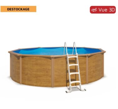 Piscine hors sol acier ronde Ø 4,55 x 1,20 m