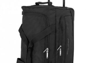 Solde : Sac de voyage cabine avec roulettes 34L David Jones polyester taille S 52cm