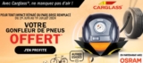 Bon plan Carglass : Gonfleur de pneus offert