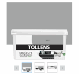 Bon plan : Peinture murs et boiseries Tollens gris city satin 2,5L