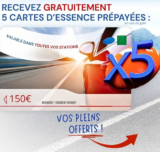 Incrivez-vous pour remporter 5 cartes à essence